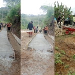 Solidaritas atau Ironi? Warga Lampung Barat Gantikan Peran Pemerintah Bangun Jalan