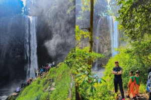 Curug Semantung, Pesona Alam Lampung Barat yang Viral Setelah Dikunjungi Bupati Parosi