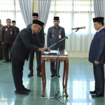 Lantik Pejabat Administrator, Pengawas, dan Fungsional, Wabup Mad Hasnurin Minta Pejabat Baru Segera Lakukan Konsolidasi Internal