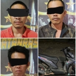 Tiga Pelaku Curanmor Dibekuk, Tekab 308 Presisi Polres Lampung Barat 