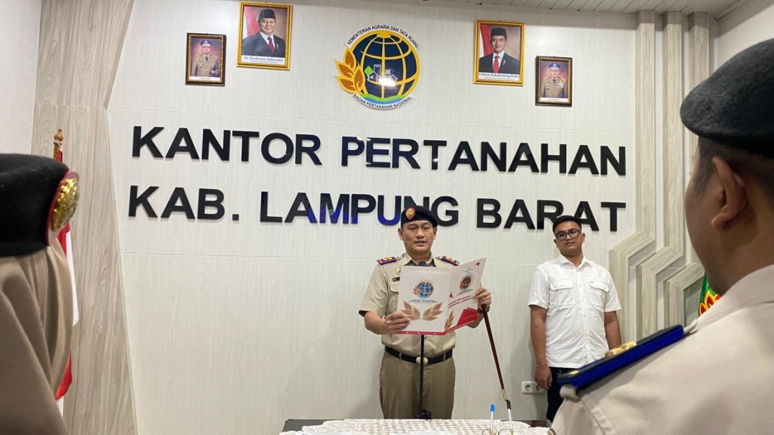 Kepala Kantor Pertanahan Lampung Barat: PTSL Bukan Sekadar Sertifikat, Tapi Kepastian Hukum untuk Warga